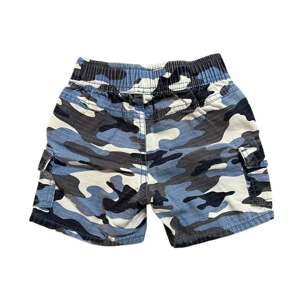Baby Gap 18-24m Blue Camouflage Cargo Shorts
